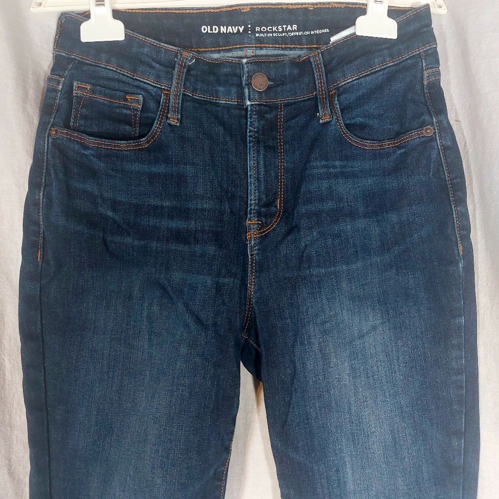 Old Navy dark wash hi-rise Rockstar Jeans, NWOT